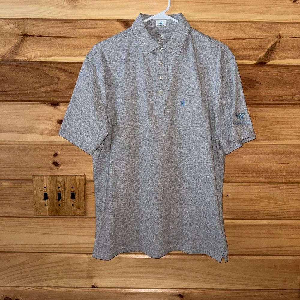 johnnie-O Light Gray Polo Shirt